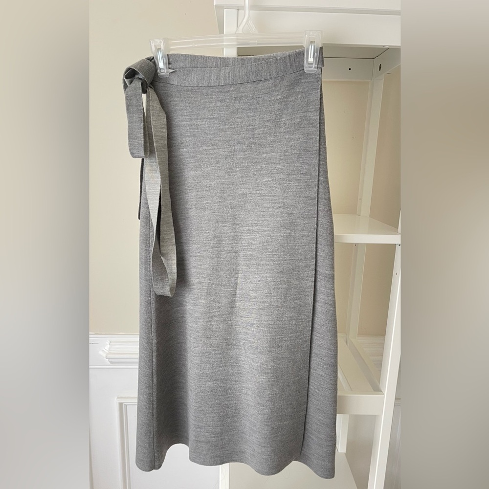 J. Crew Gray A-Line Skirt